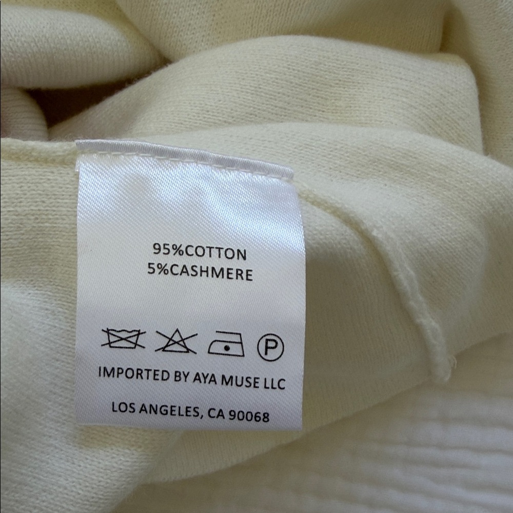 Aya Muse Cream Long Sleeve - Never worn/ 436$ - Picture 5 of 8
